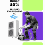 Perawatan flushing evaporator AC untuk menjaga performa pendingin ruangan dengan layanan AC terdekat.