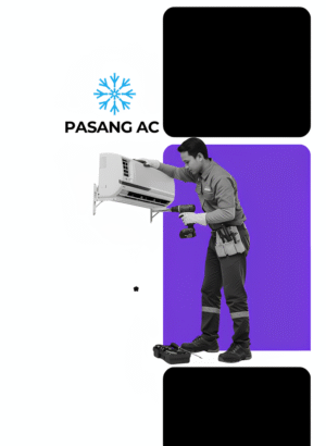 Pemasangan unit AC baru oleh teknisi berpengalaman dengan layanan pasang AC terdekat.