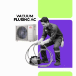 Perawatan vacuum flushing AC untuk menjaga kebersihan pipa dan performa pendingin dengan jasa AC terdekat.